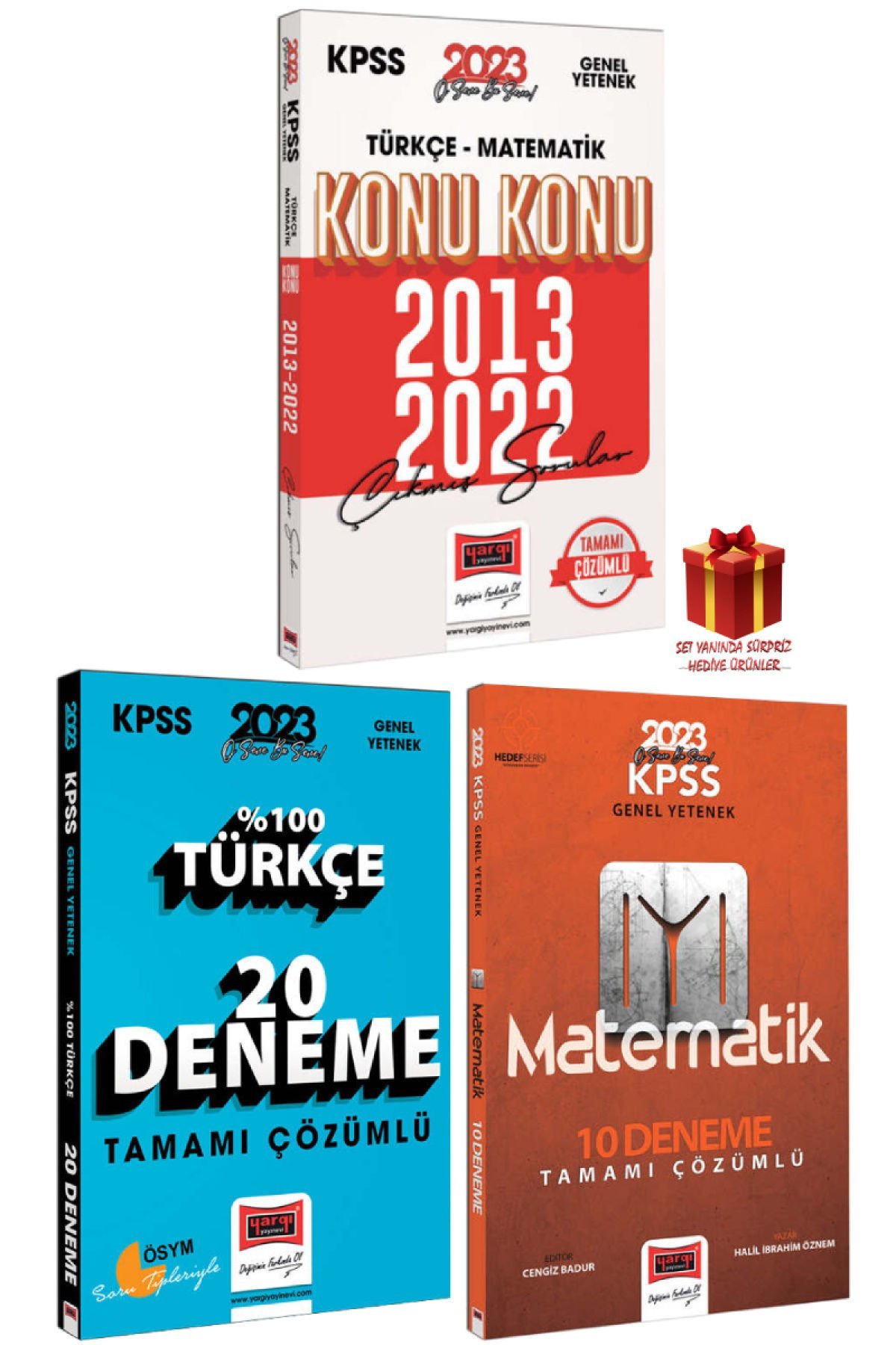 KPSS Yargı Türkçe Matematik Çıkmış Sorular+Türkçe Deneme+Matematik Deneme+Hediye