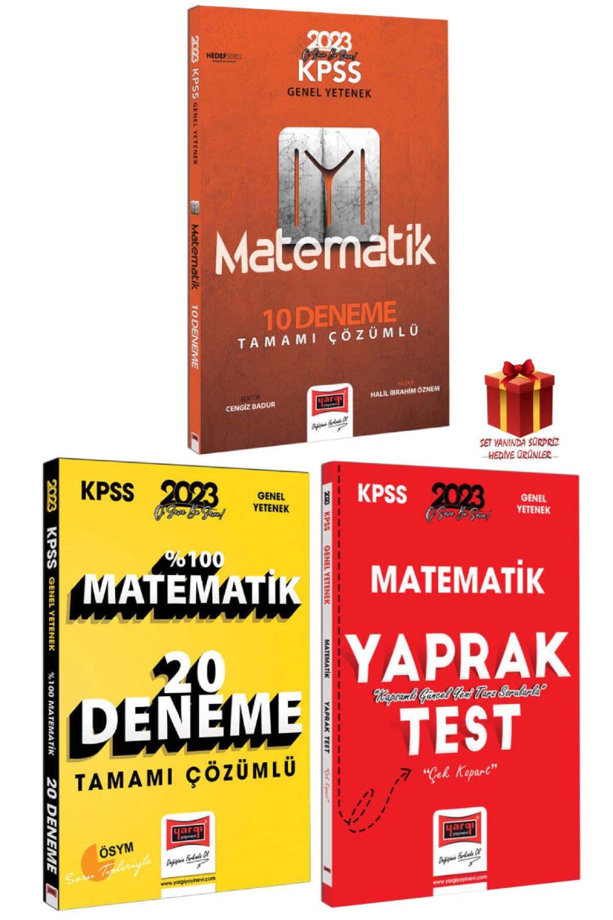 KPSS Yargı Matematik 10 Deneme+Matematik 20 Deneme+Matematik Yaprak Test+Hediye