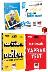 KPSS Yargı Matematik Video Ders Notu+Matematik 20 Deneme+Matematik Yaprak Test+Hediye