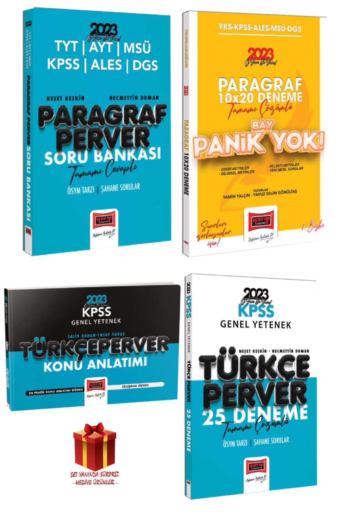 Yargı KPSS Paragrafperver Soru Bankası+Paragraf Deneme+Türkçeperver Konu+Türkçeperver Deneme+Hediye