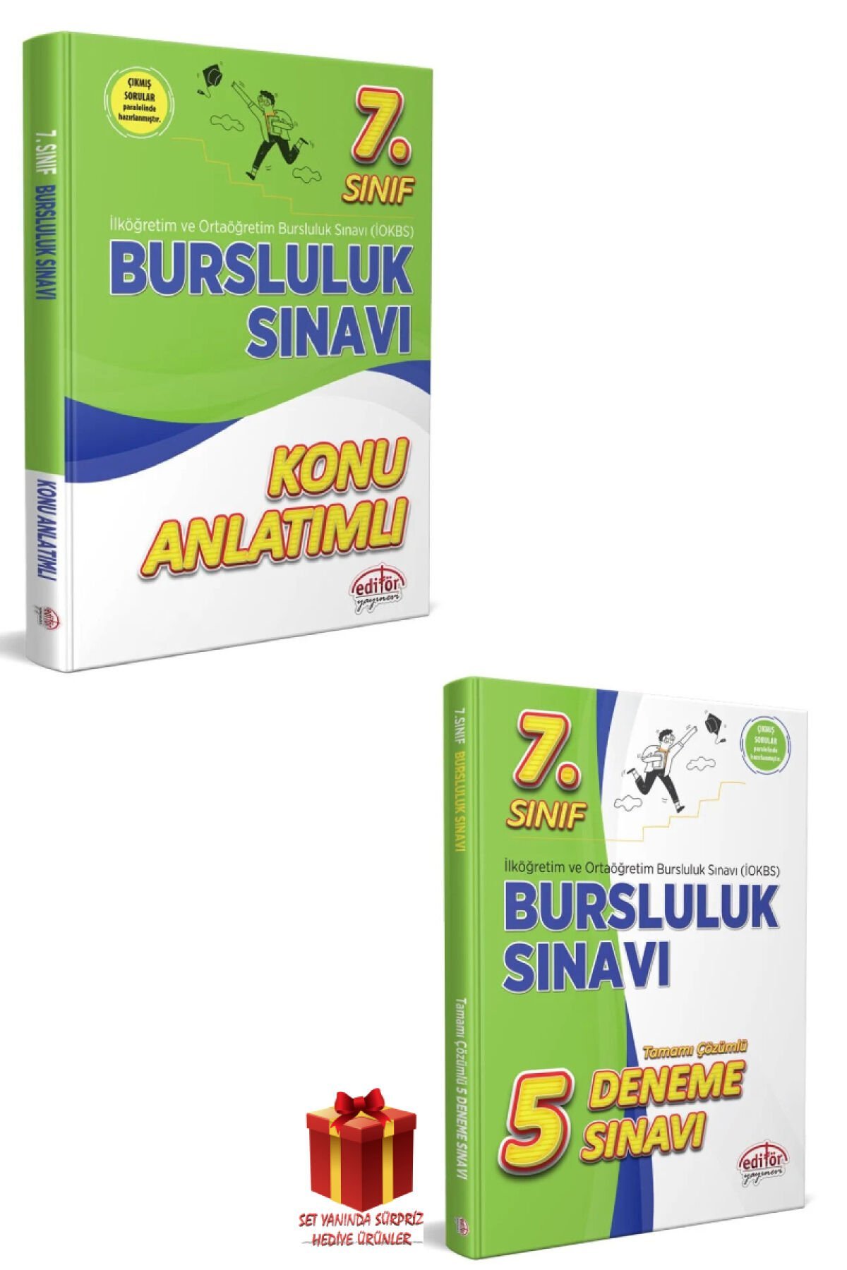 2024 Editör Yayınları Bursluluk Sınavı 7. Sınıf Konu Anlatım+7. Sınıf Bursluluk Deneme Sınavı+Hediye