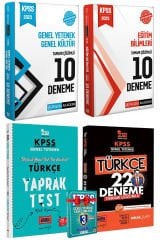 2023 Pegem GKGY 10 Deneme+Eğitim 10 Deneme+Yargı Türkçe Yaprak Test+Türkçe 22 Deneme+Panem 3D Hediye