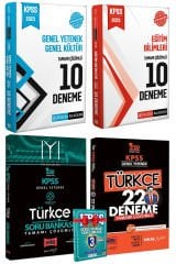 2023 Pegem GKGY 10 Deneme+Eğitim 10 Deneme+Yargı Türkçe SB(Hedef)+Türkçe 22 Deneme+Panem 3D Hediye