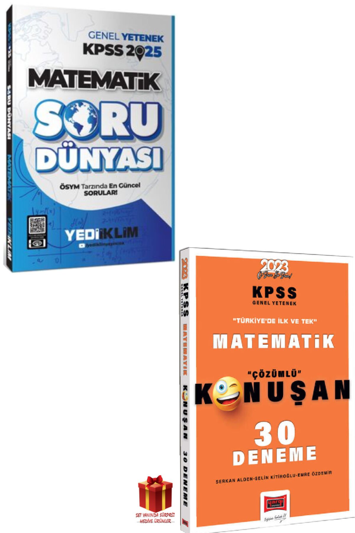 2025 Yediiklim KPSS Matematik Soru Dünyası+Yargı Matematik Deneme+Hediye