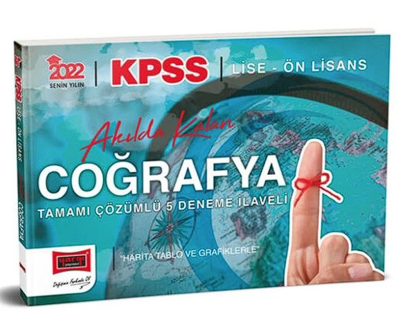 2022 KPSS Lise Ön Lisans Akılda Kalan Coğrafya Kitabı Yargı Yayınları