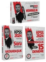 İndeks Akademi 2024 KPSS Vatandaşlık Video Ders Notları + Soru Bankası + 15 Deneme 3 lü Set - Emrah Vahap Özkaraca İndeks Akademi Yayıncılık