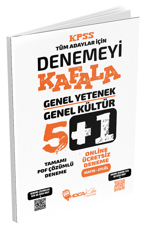 SÜPER FİYAT Hoca Kafası KPSS Genel Yetenek Genel Kültür Denemeyi Kafala 5+1 Deneme Hoca Kafası Yayınları