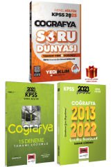 2025 Yediiklim KPSS Coğrafya Soru Dünyası+Yargı Coğrafya Çıkmış Sorular+Coğrafya Deneme+Hediye