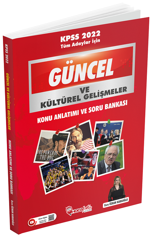 Hoca Kafası 2022 KPSS Güncel ve Kültürel Gelişmeler Konu Anlatımı ve Soru Bankası - Esra Özkan Karaoğlu Hoca Kafası Yayınları