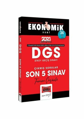 Yargı Yayınları 2023 DGS Ekonomik Seri Tamamı Çözümlü Son 5 Yıl Çıkmış Sınav Soruları