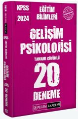 Pegem 2024 KPSS Eğitim Bilimleri Gelişim Psikolojisi 20 Deneme Çözümlü Pegem Akademi Yayınları