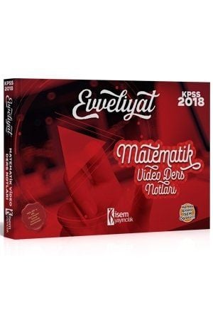 SÜPER FİYAT İsem 2018 KPSS Evveliyat Matematik Video Ders Notları İsem Yayınları