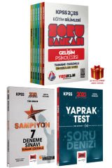 2025 Yediiklim Eğitim Bilimleri Soru Bankası Modüler Set+Yargı Eğitim Deneme+Yaprak Test+Hediye