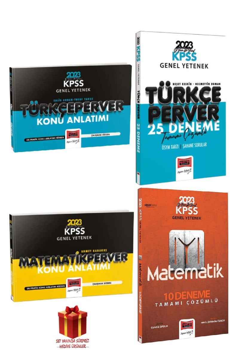 Yargı KPSS Türkçeperver Konu Anlatım+Türkçe Deneme+Matematikperver Konu Anlatım+Matematik Deneme