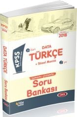 Data 2018 KPSS Türkçe Soru Bankası Çözümlü Data Yayınları