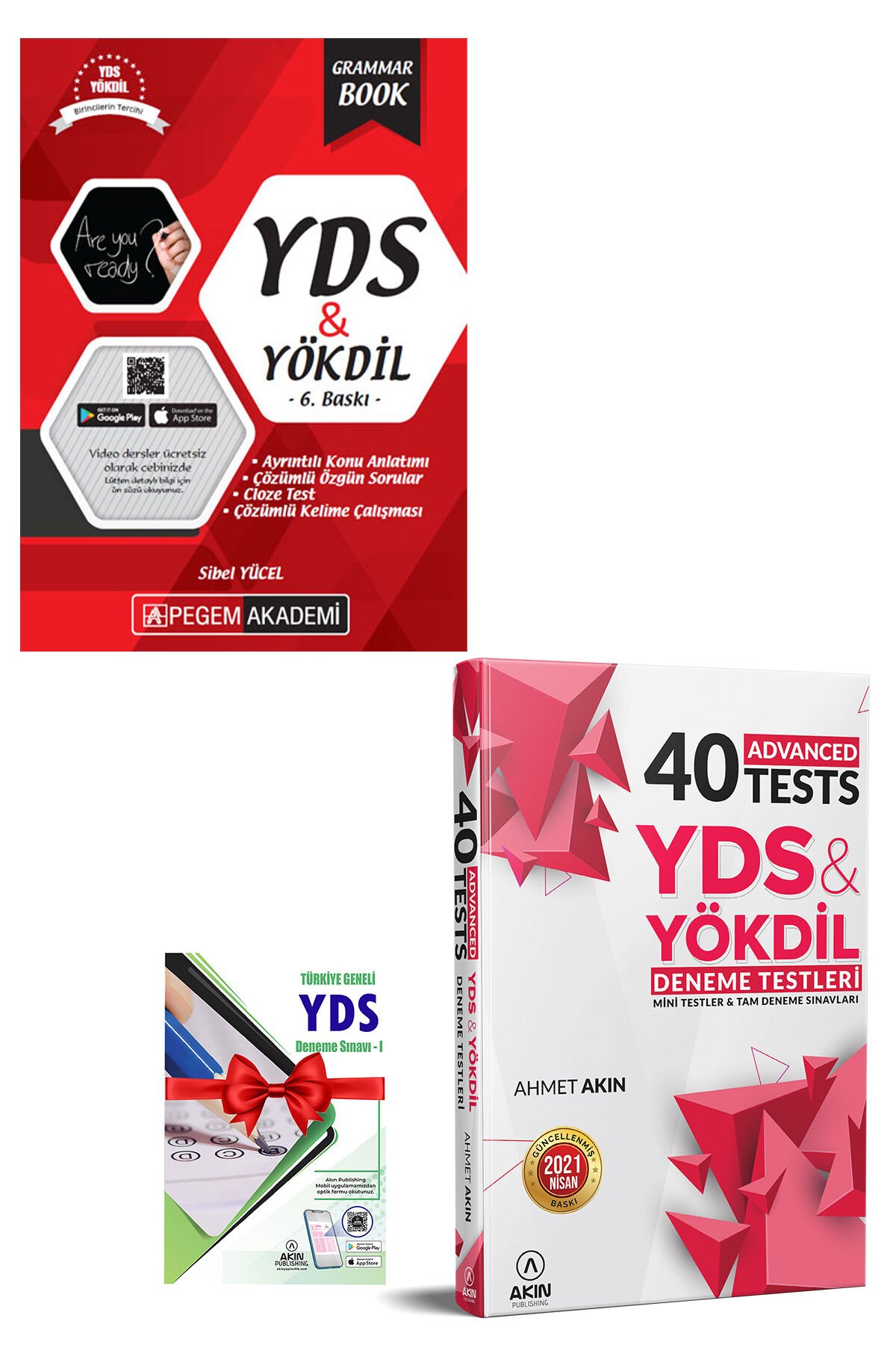 Pegem YDS Grammar Book + Akın Dil 40 Tests