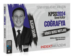 İndeks Akademi 2024 KPSS Coğrafya Video Ders Notları - Alican Demir İndeks Akademi Yayıncılık