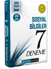 2024 Pegem KPSS ÖABT Sosyal Bilgiler Öğretmenliği Tamamı Çözümlü 7 Deneme