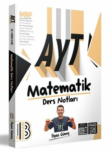 Benim Hocam Yayınları 2024 AYT Matematik Ders Notları