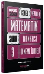 SÜPER FİYAT Aklımdavar 2021 KPSS Matematik 3 Deneme İlaveli Soru Bankası Aklımdavar Yayıncılık