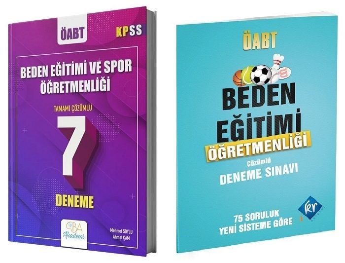 SÜPER FİYAT CBA + KR Akademi ÖABT Beden Eğitimi BESYO 7+1 Deneme 2 li Set CBA + KR Akademi Yayınları