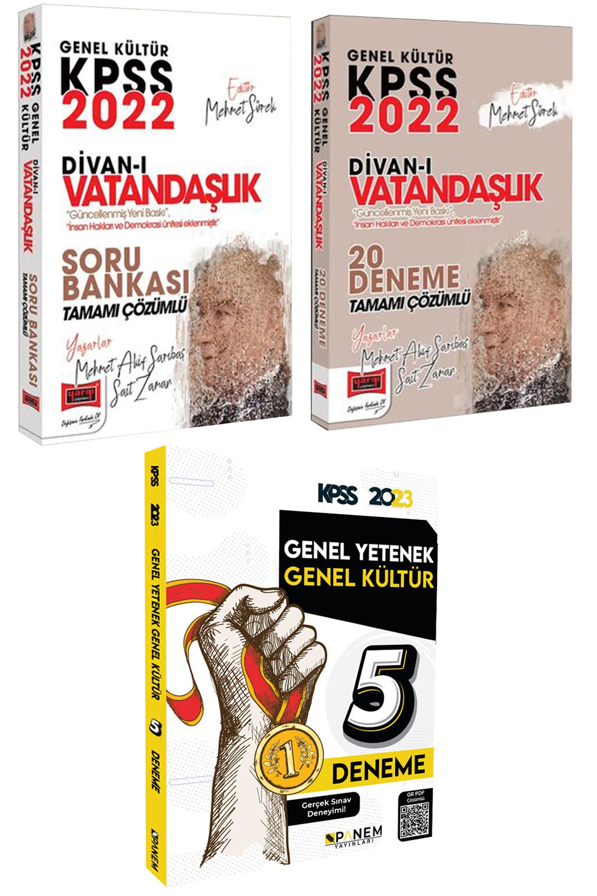 Yargı KPSS Vatandaşlık Soru Bankası+Vatandaşlık 20 Deneme+Panem GKGY 5 Deneme