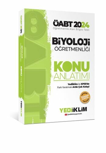 Yediiklim Yayınları 2024 ÖABT Biyoloji Öğretmenliği Konu Anlatımı