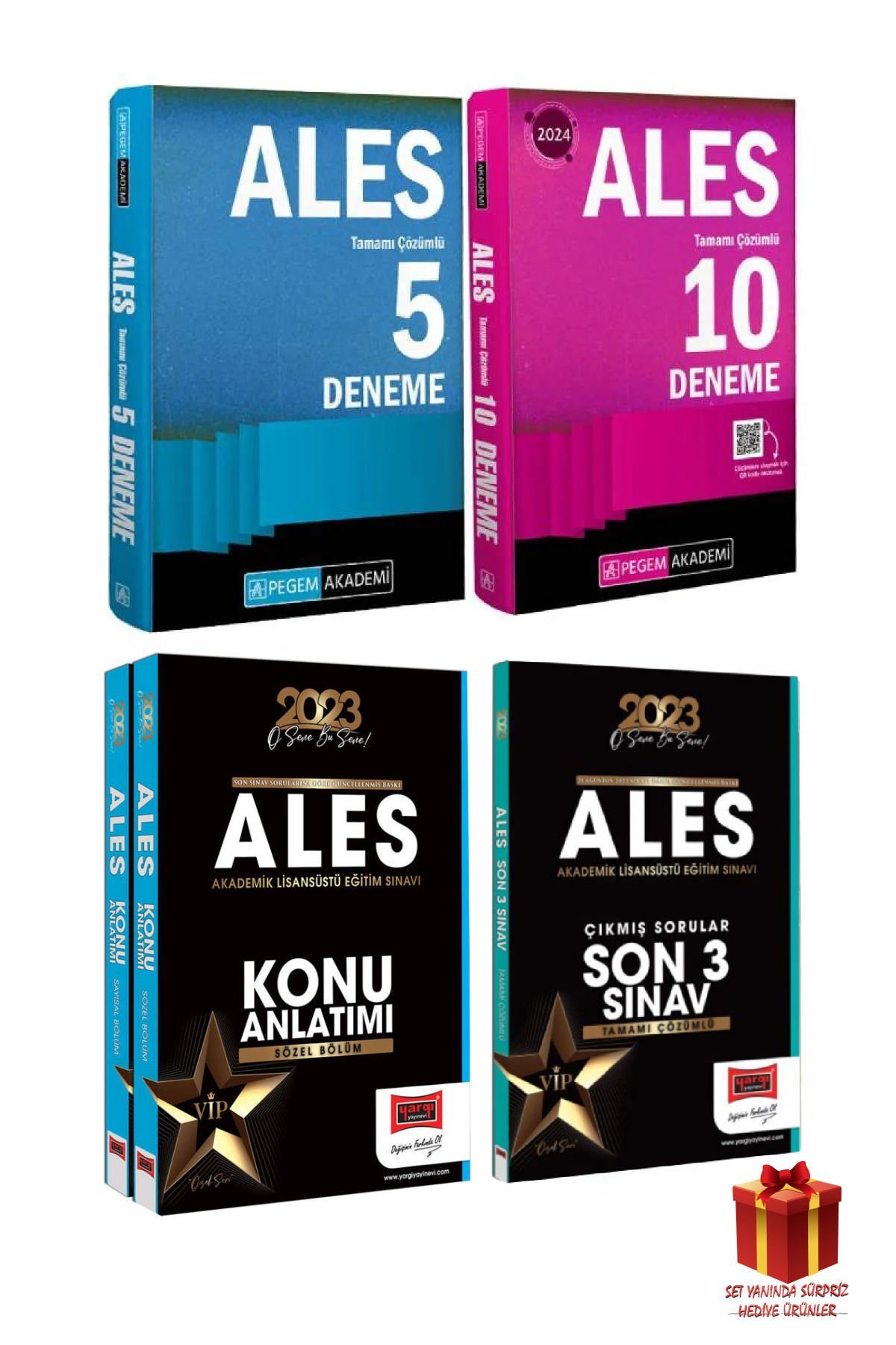 2024 Pegem Ales 10 Deneme+Ales 5 Deneme+Yargı Konu Anlatım+Yargı Ales Son 3 Yıl