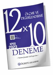 ÖĞRETİ AKADEMİ 12X10 ÖLÇME VE DEĞERLENDİRME DENEME