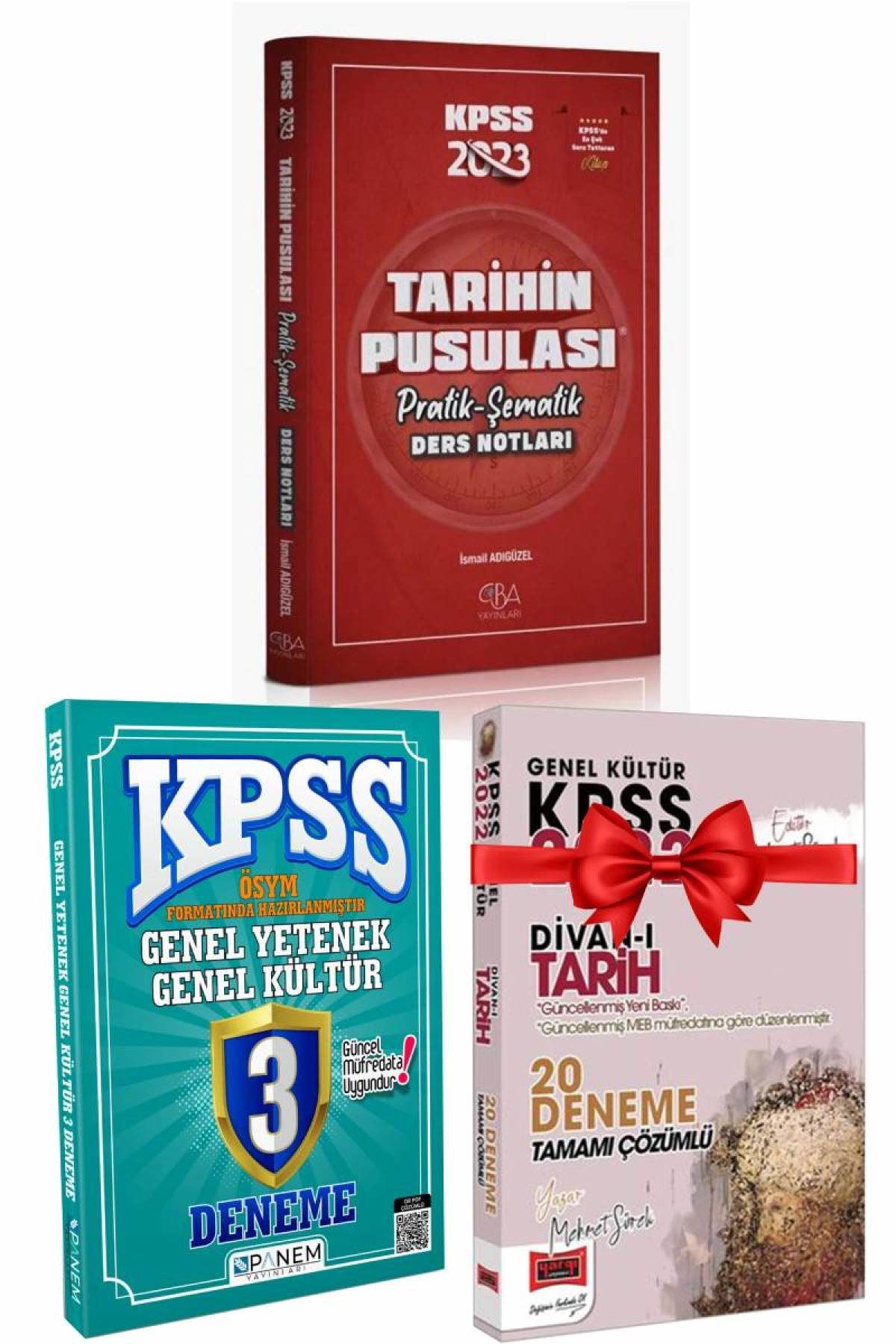 2023 KPSS CBA Tarihin Pusulası Ders Notları+Panem KPSS 3 Deneme+Yargı Tarih 20 Deneme Hediye