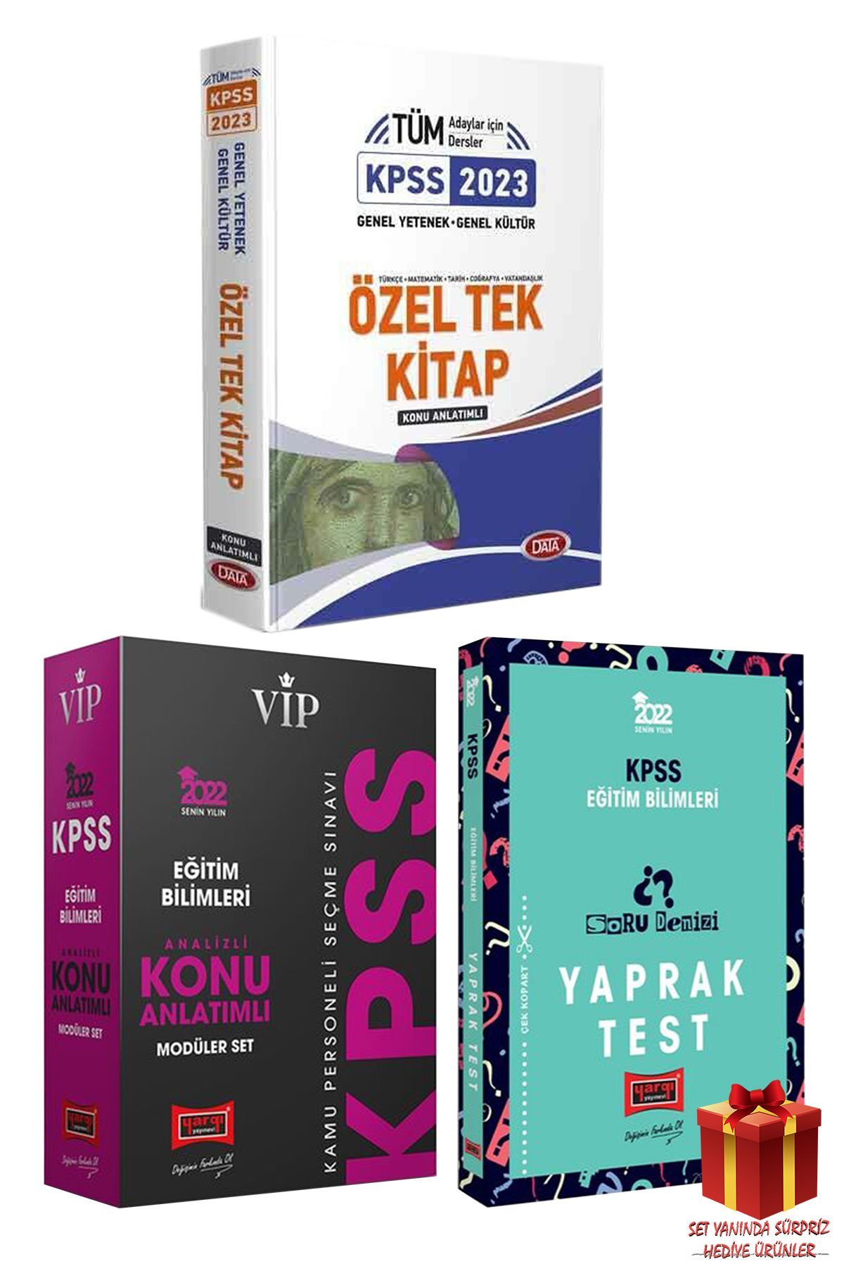 DATA KPSS Konu Anlatım + Yargı KPSS Eğitim Bilimleri Konu Modüler Set + Yaprak Test + Hediye