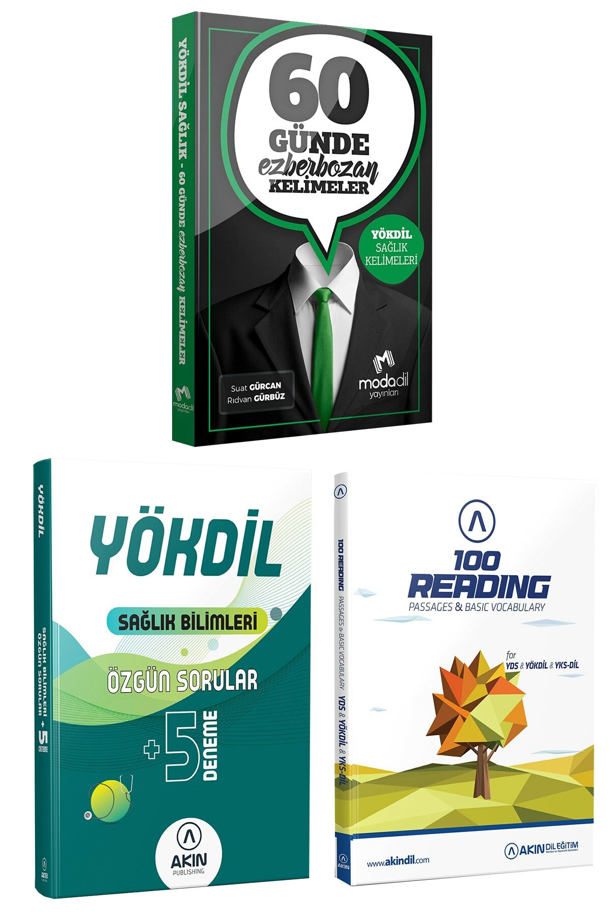 Modadil Yökdil Sağlık Ezberbozan Kelimeler + 100 Reading + Sağlık Özgün Sorular +5 Deneme