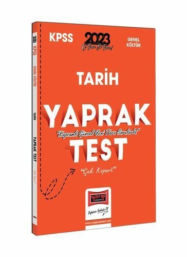 Yargı Yayınları 2023 KPSS Tarih Çek Kopart Yaprak Test