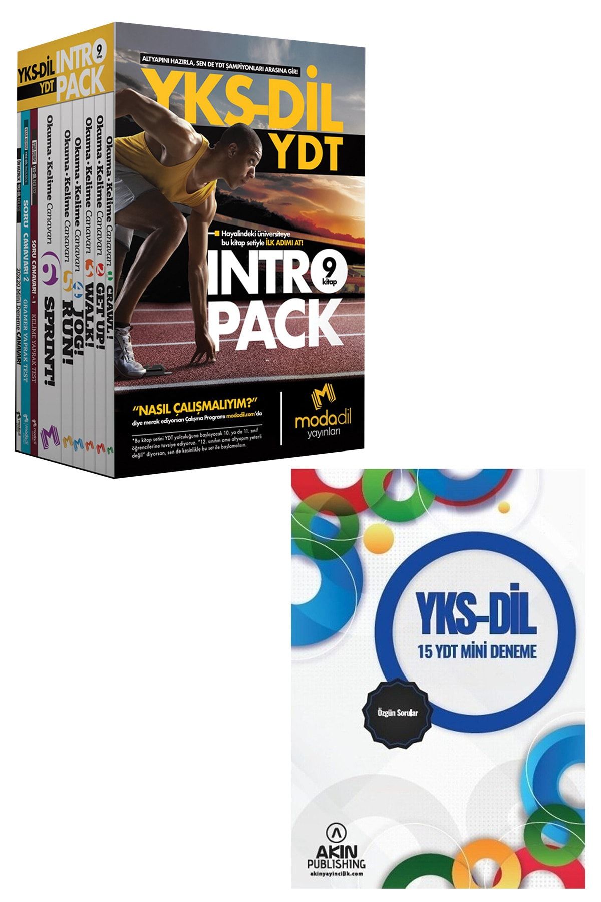 Modadil Yks Dil Intro Pack 9 Kitap Ydt Seti + Ydt 15 Mini Deneme