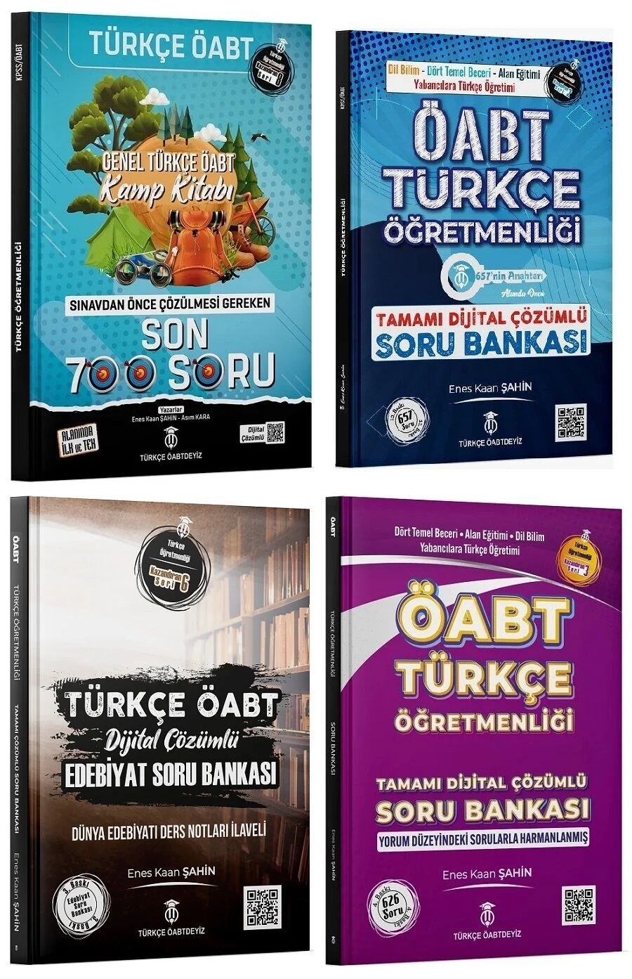 Türkçe ÖABTDEYİZ ÖABT Türkçe Soru 4 lü Set - Enes Kaan Şahin Türkçe ÖABTDEYİZ