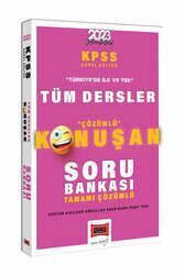 Yargı Yayınları 2023 KPSS Genel Kültür Tüm Dersler Tamamı Çözümlü Konuşan Soru Bankası