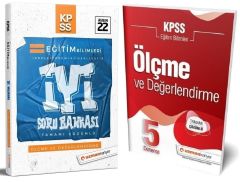 SÜPER FİYAT Uzman Kariyer KPSS Eğitim Bilimleri Ölçme ve Değerlendirme İYİ Soru + 5 Deneme 2 li Set Uzman Kariyer Yayınları