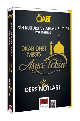 Yargı Yayınları 2024 KPSS ÖABT Din Kültürü ve Ahlak Bilgisi Öğretmenliği DHBT-DKAB-MBSTS Alan Ders Notları (Asya Tekin)