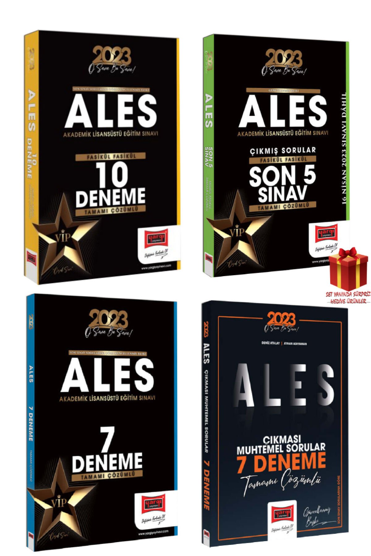 Yargı Ales 10 Deneme+Ales Son 5 Sınav+Ales 7 Deneme+Ales Çıkması Muhtemel 7 Deneme+Hediye