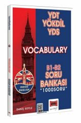 Yargı Yayınları 2024 YDT YÖKDİL YDS Vocabulary (Kelime) B1-B2 Soru Bankası (1000 Soru)