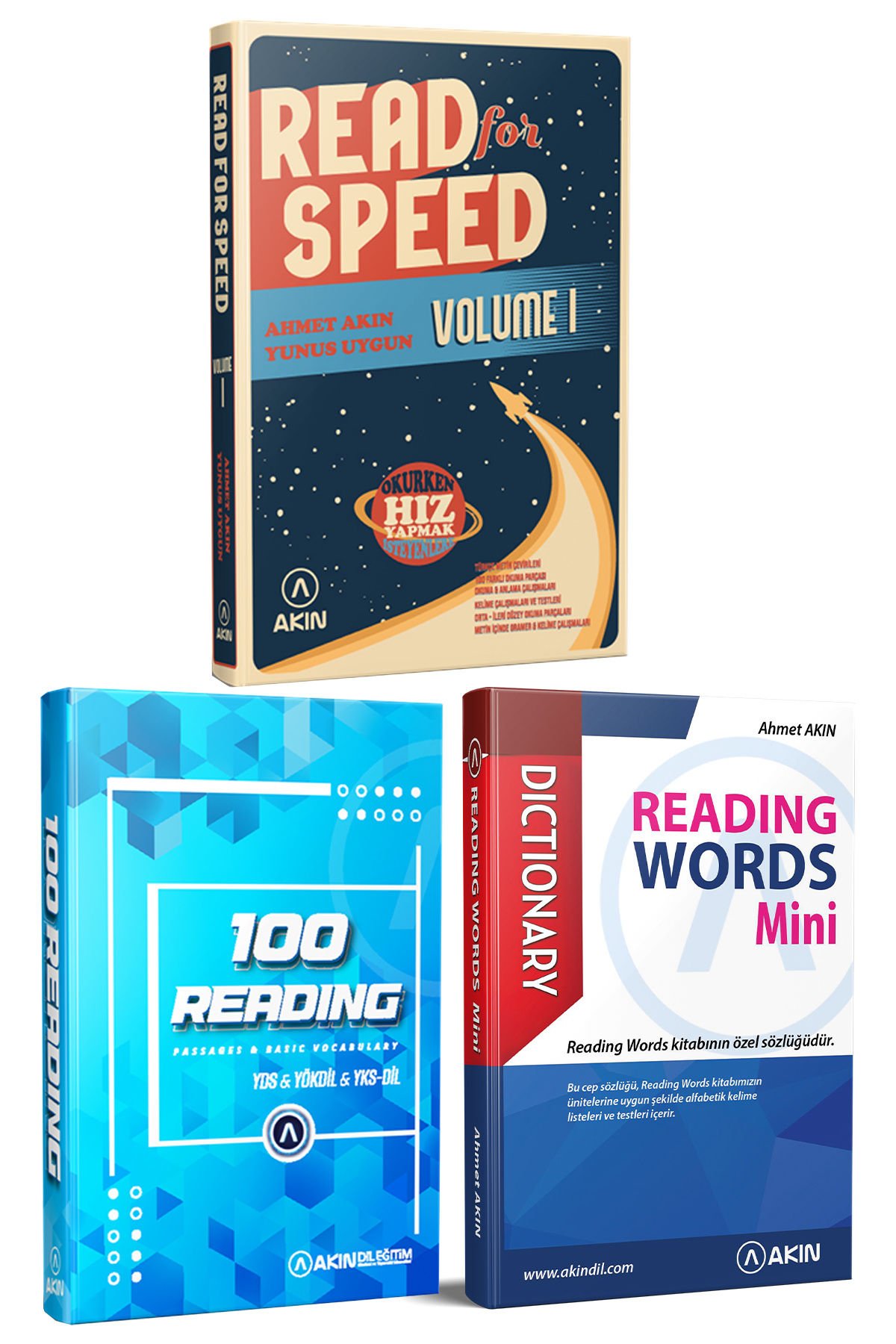 2023 Akın Dil Read for Speed+Akın Dil 100 Reading+Akın Dil Reading Words Mini