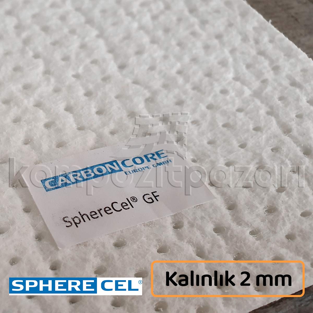 SPHERECEL GF 2 mm Cam Elyaf Esaslı Çekirdek Takviye