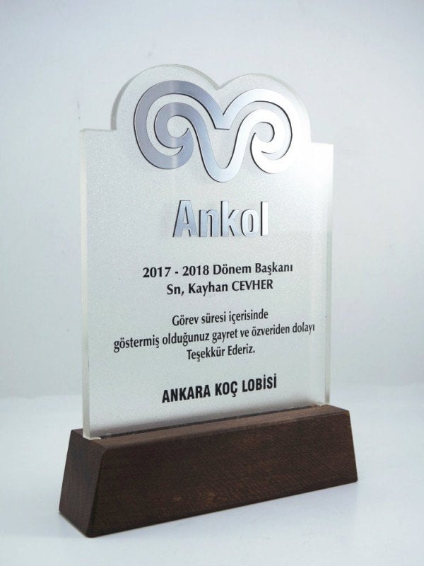 VIP Özel Plaket Modeli