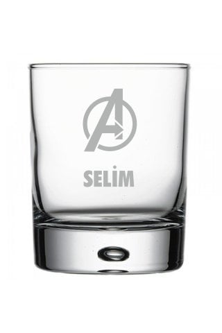 Avengers Logolu Viski Bardağı