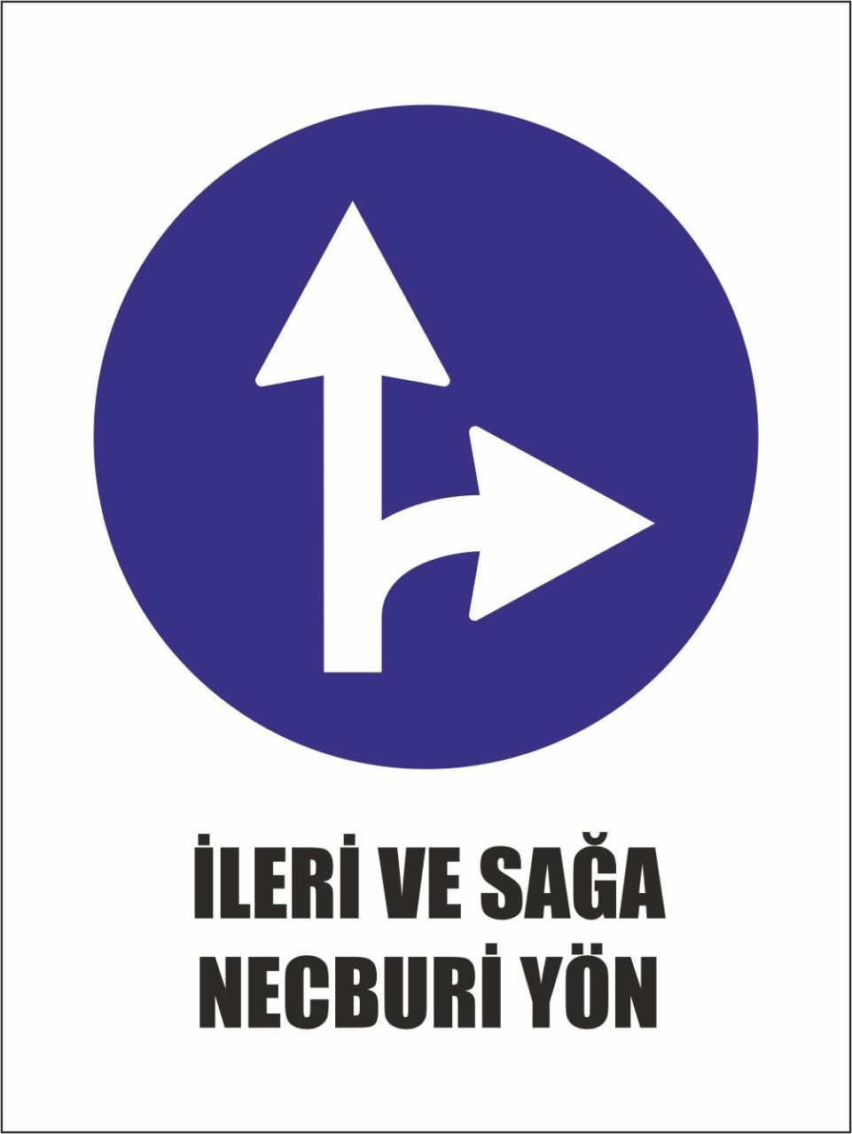 İleri ve Sağa Mecburi Yön