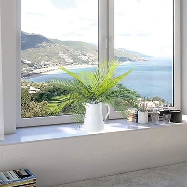 Yapay Areka Yaprağı 9 Dallı Demet 1.Kalite