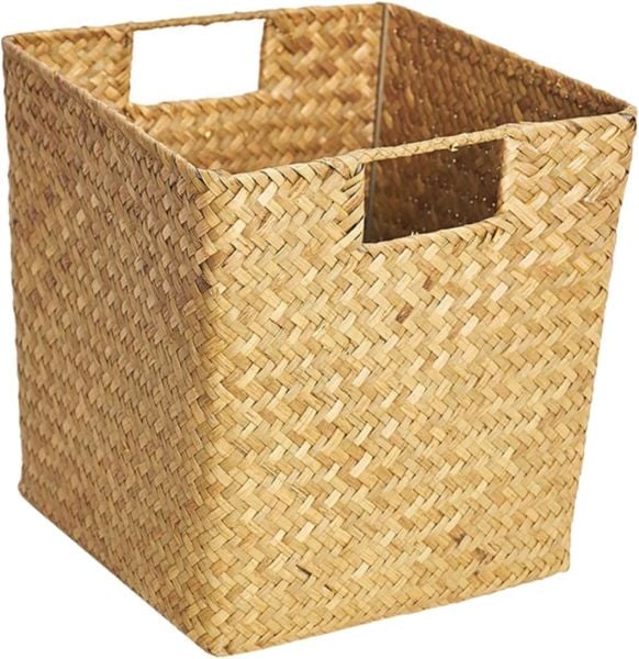 Bahçem Bambu Hasır Derin Kulplu Kare Düzenleyici/sepet/organizer 29cm 1 Adet