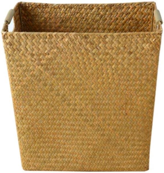 Bahçem Bambu Derin Dikdörtgen Ahşap Kulplu Düzenleyici/sepet/organizer 34*23*35cm 1 Adet