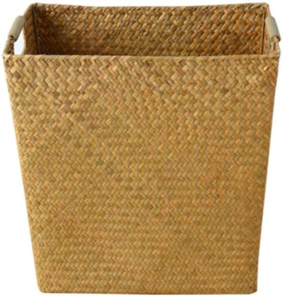 Bahçem Bambu Derin Dikdörtgen Ahşap Kulplu Düzenleyici/sepet/organizer 34*23*35cm 1 Adet