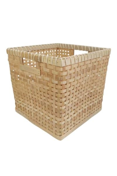 Bahçem Dekoratif Bambu Çok Amaçlı Sepet Kare 30x30cm